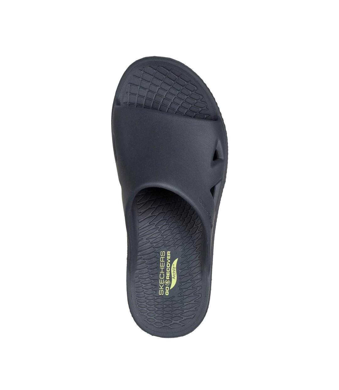 Claquettes Homme Anthracite Vert Skechers-4