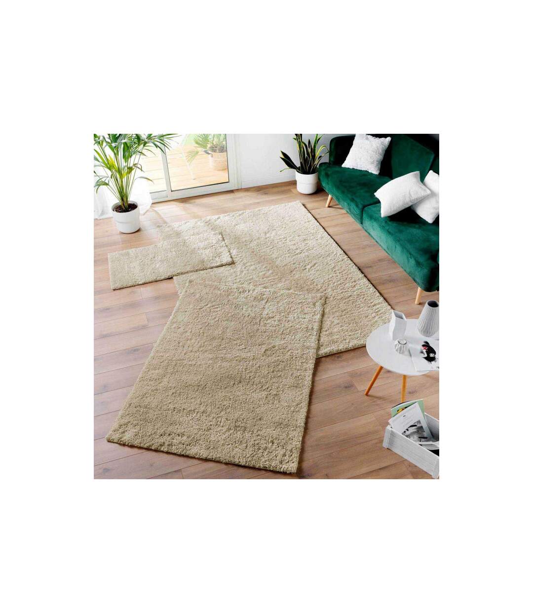 Tapis Shaggy Uni Tango 60x110cm Taupe-4