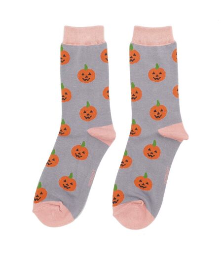 Chaussettes fantaisie en bambou pour femme Halloween