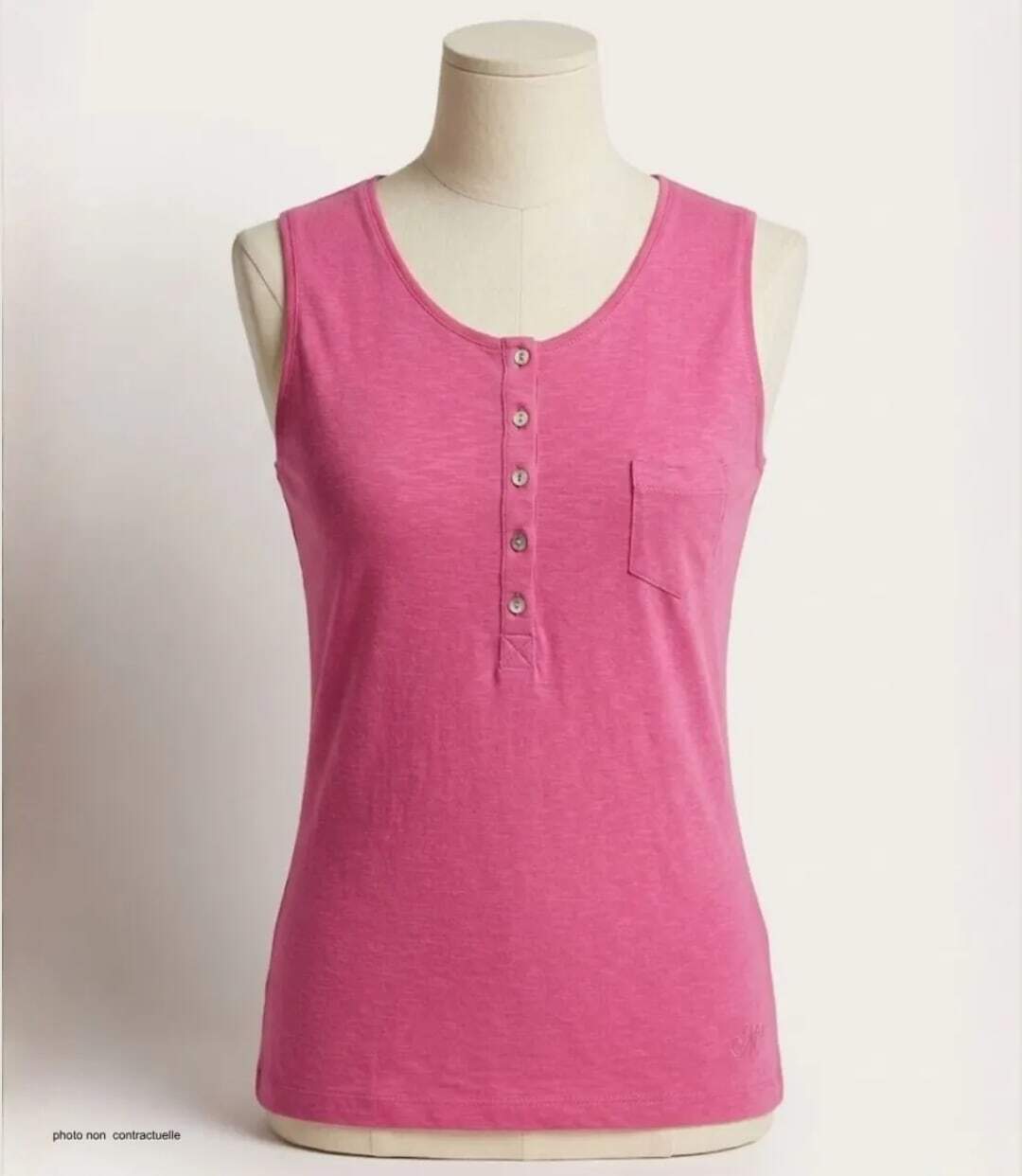 Mayflower ANDY3F Débardeur femme fuchsia en coton pour un look estival vibrant-3