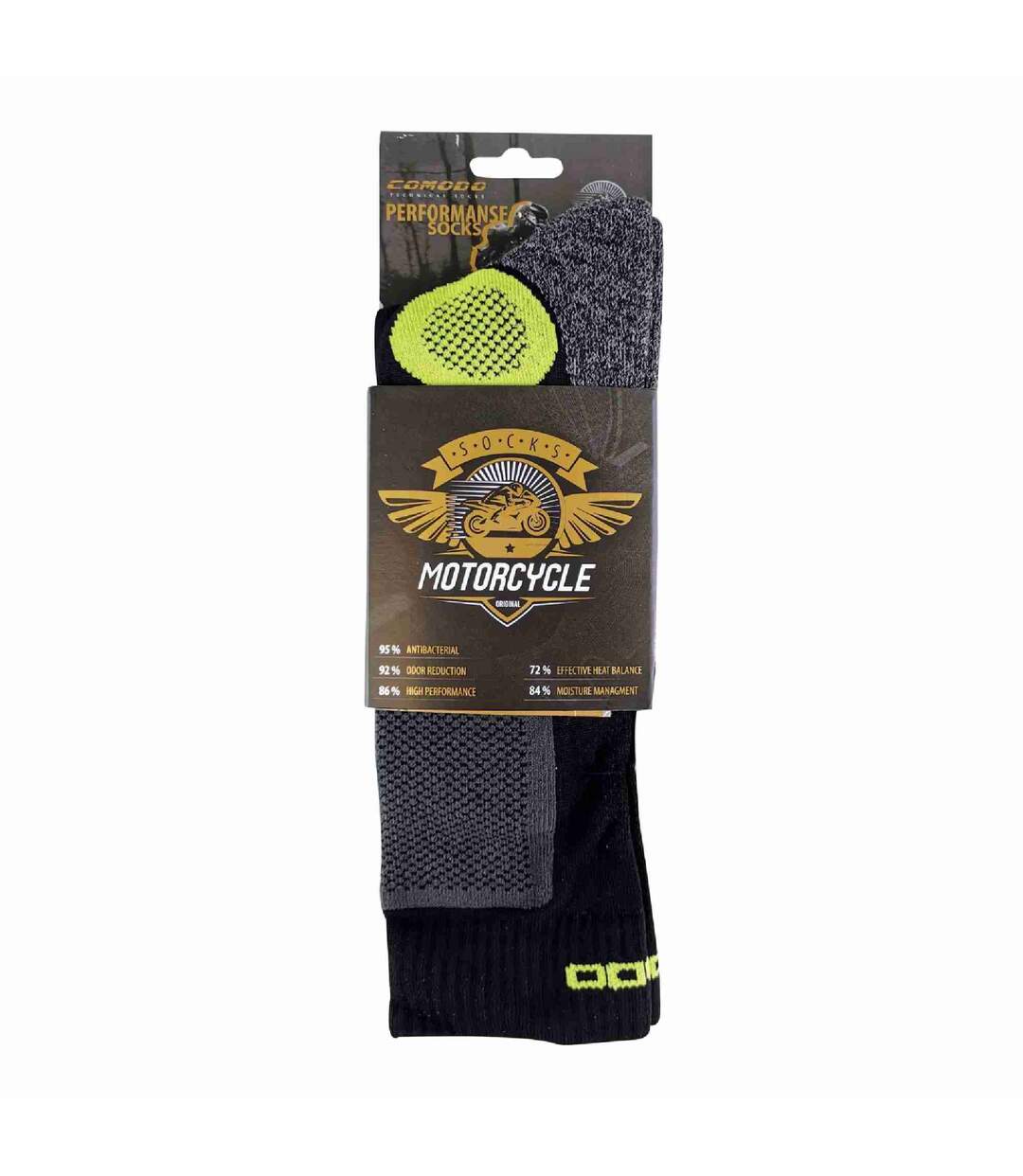 1 Pack Mens Thick Motorcycle / Motorbike Boot Socks-2