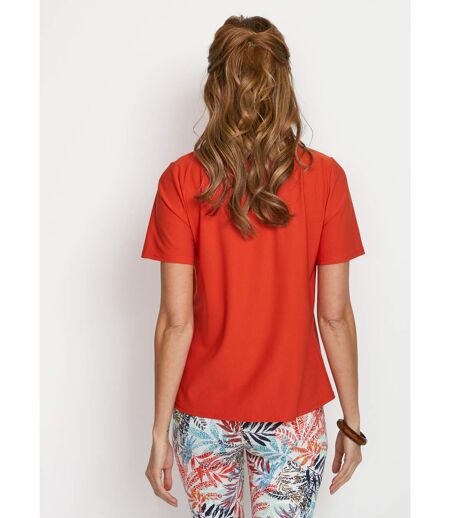 T-shirt maille crêpe extensible bijou