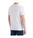 Mens Stacked Logo T-shirt Brilliant White Black Umbro-3