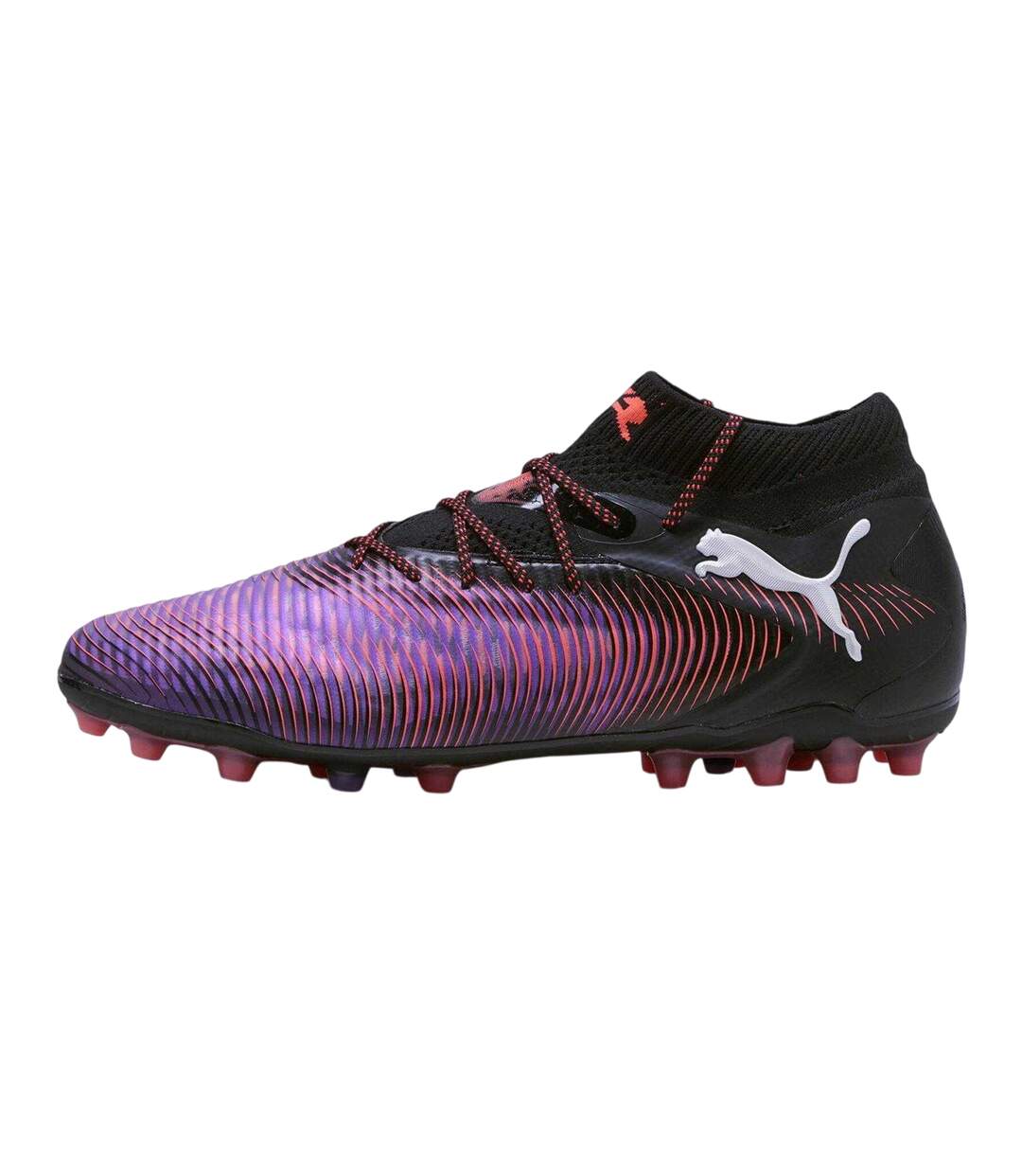 Mens Future 8 Ultimate Lace Up Firm Ground Football Boots  Black Puma-3