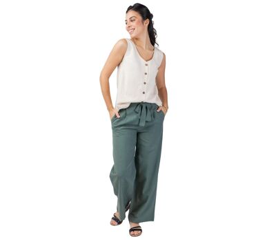 Top femme casual chic SABINE beige Coton Du Monde