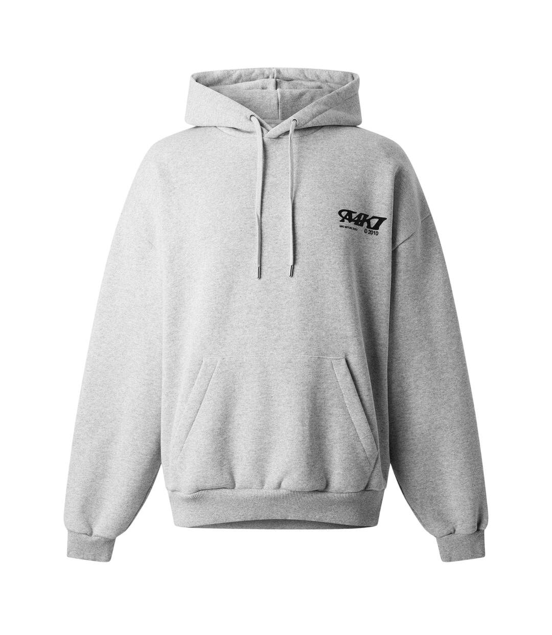 Mens Stacked Logo Hoodie Grey MKI MIYUKI ZOKU-2