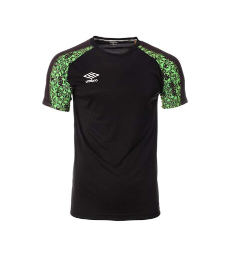 T-shirt noir/vert homme umbro format 972260 - l