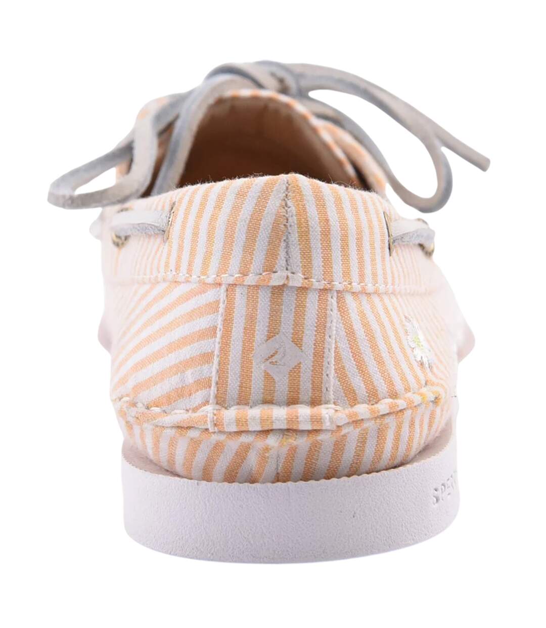 Chaussures Bateau Authentic Original Femme Blanc Orange Sperry-2