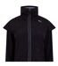 Womens/ladies Zip-off Sleeves Jacket Black Puma-4