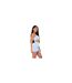 Haut Court Femme Bleu Missy Empire-1