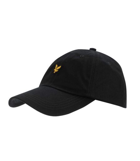 Embroidered Logo Baseball Cap Black Lyle & Scott