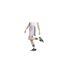 Womens/ladies Always Original Double Waist Detail Mini Skirt Silver Adidas-1