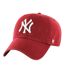 Casquette De Baseball Motif/style New York Yankees Clean Up Rouge 47-1