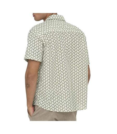 Chemise ecru/verte homme only & sons charmy