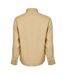 Mens Liam Linen Blend Long-sleeved Shirt Beige Boss-3