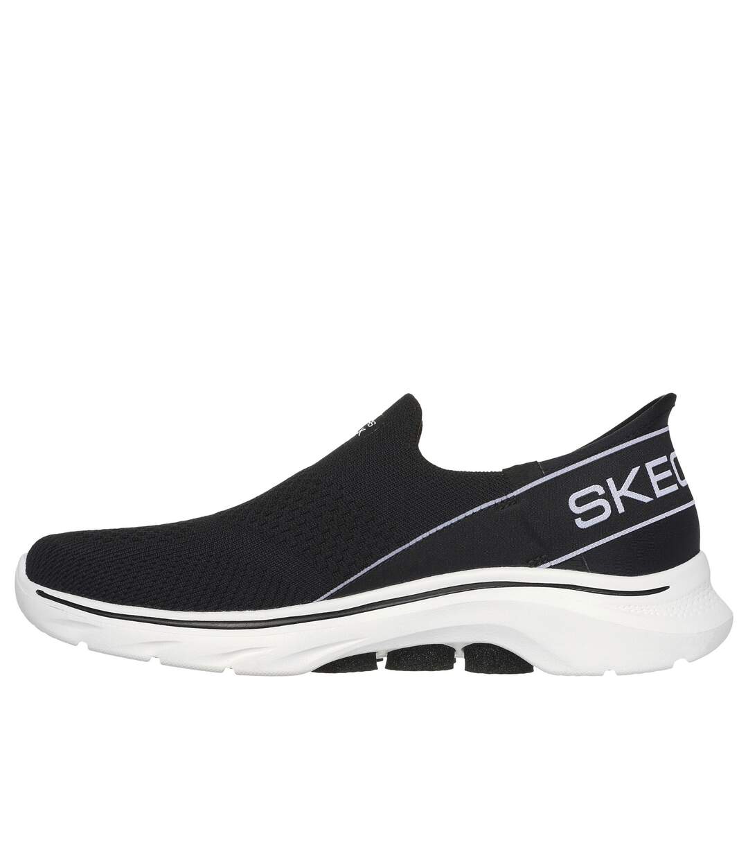 Womens/ladies go walk 7 mia trainers black/white Skechers-2