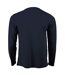 Just Cool Mens Long Sleeve Cool Sports Performance Plain T-Shirt (French Navy)