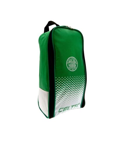 Celtic FC Official Fade Football Crest Design Shoe Bag (Green/White) (One Size) - UTSG10798