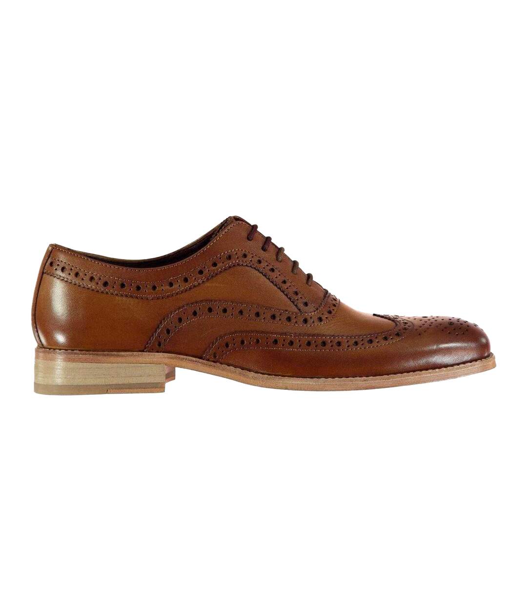 Chaussures Brogues Blackseal Somerset Homme Marron Clair Firetrap-1