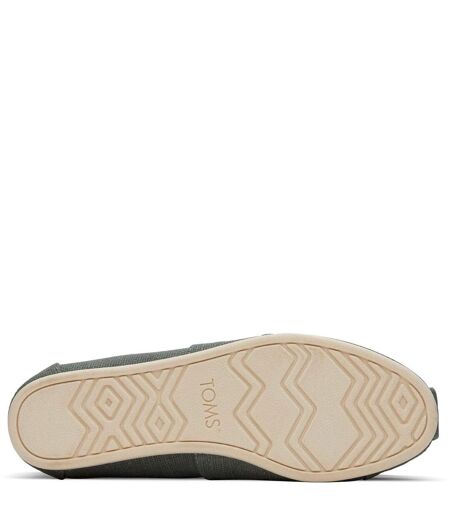 Mens Alpargata Classic Espadrilles Dark Green Toms