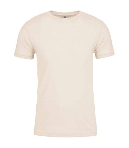 Adults unisex crew neck t-shirt sand Next Level