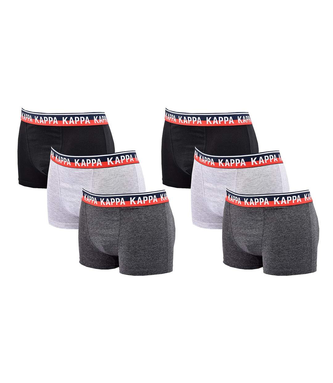 Boxer homme KAPPA Pack de 6 Boxers 0990