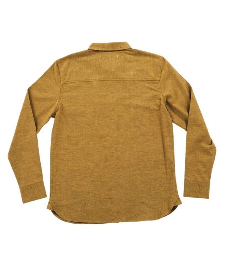 Chemise Manches Longues Homme Jaune Moutarde Roamers