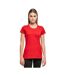 T-shirt basic femme rouge vif Build Your Brand