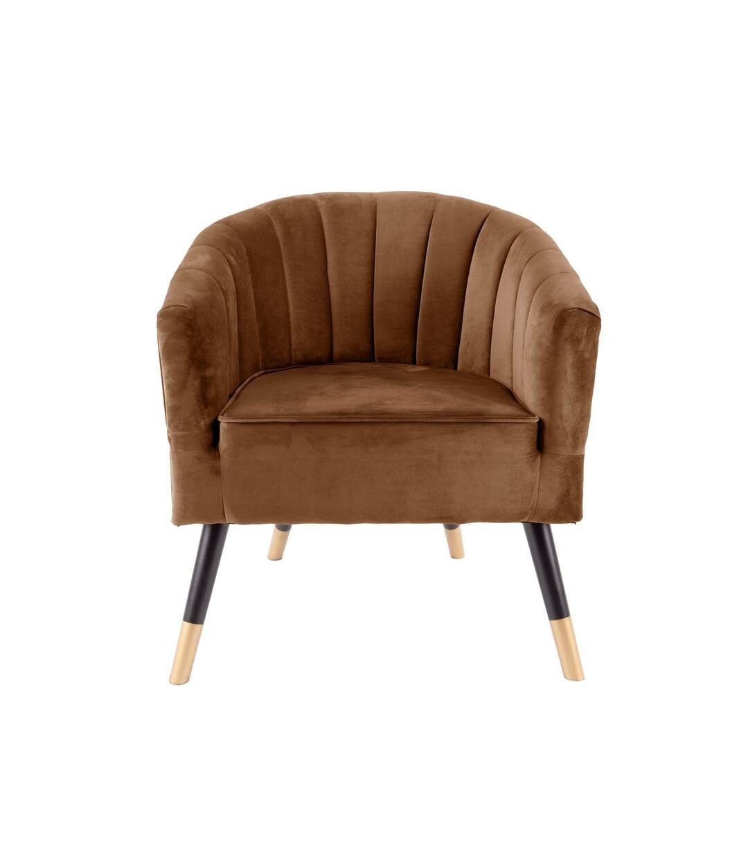 Fauteuil Royal en velours - 1 place-1