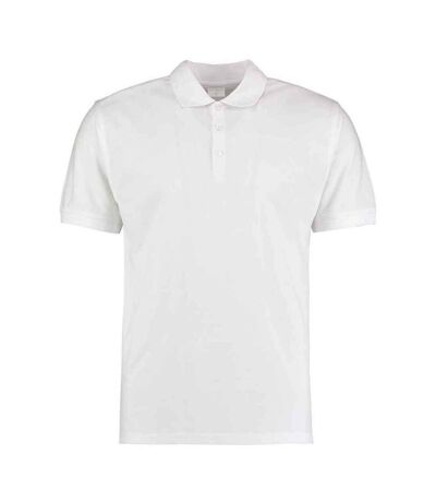 Polo klassic homme blanc Kustom Kit