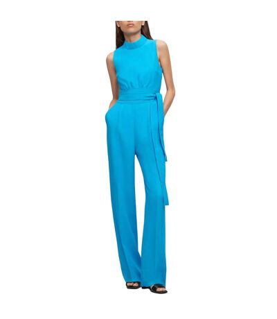 Womens/ladies Kisuse Jumpsuit Blue Hugo
