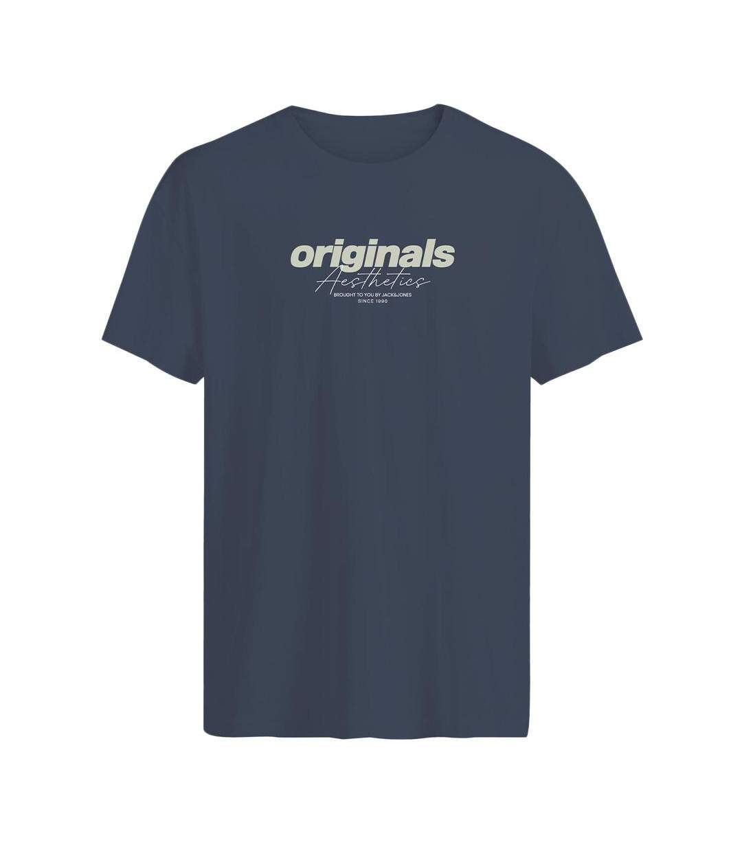 T-shirt marine homme jack & jones boost-1