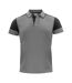 Printer Mens Prime Contrast Polo Shirt (Anthracite/Black) - UTUB676