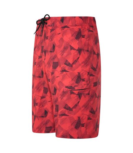 Mens Printed Swim Shorts Red Mountain Warehouse