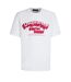 T-shirt Motif/style Logo Homme Blanc Rouge DSquared2-1