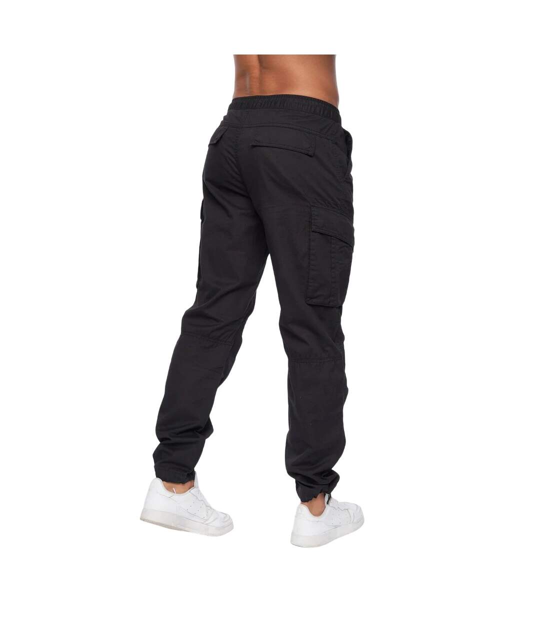 Pantalon Cargo Sidemoore Homme Noir Crosshatch-4