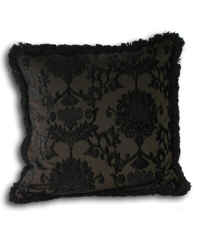 Riva Home Hanover Cushion Cover (Black) (18 x 18 inch)