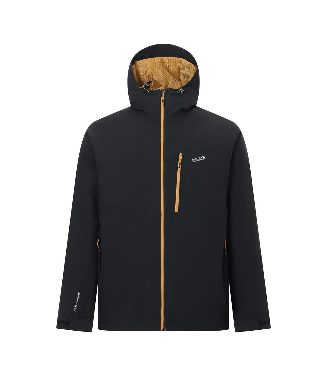 Veste Motif/style 3-en-1 Wentwood Homme Noir Jaune Sombre Regatta-2