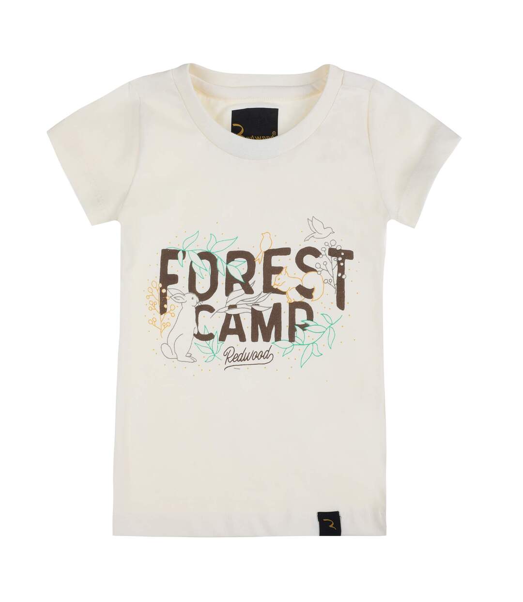 T-Shirt fille Forrest manches courtes-1