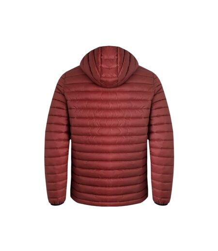 Mens flete lightweight showerproof padded jacket foxberry Weird Fish