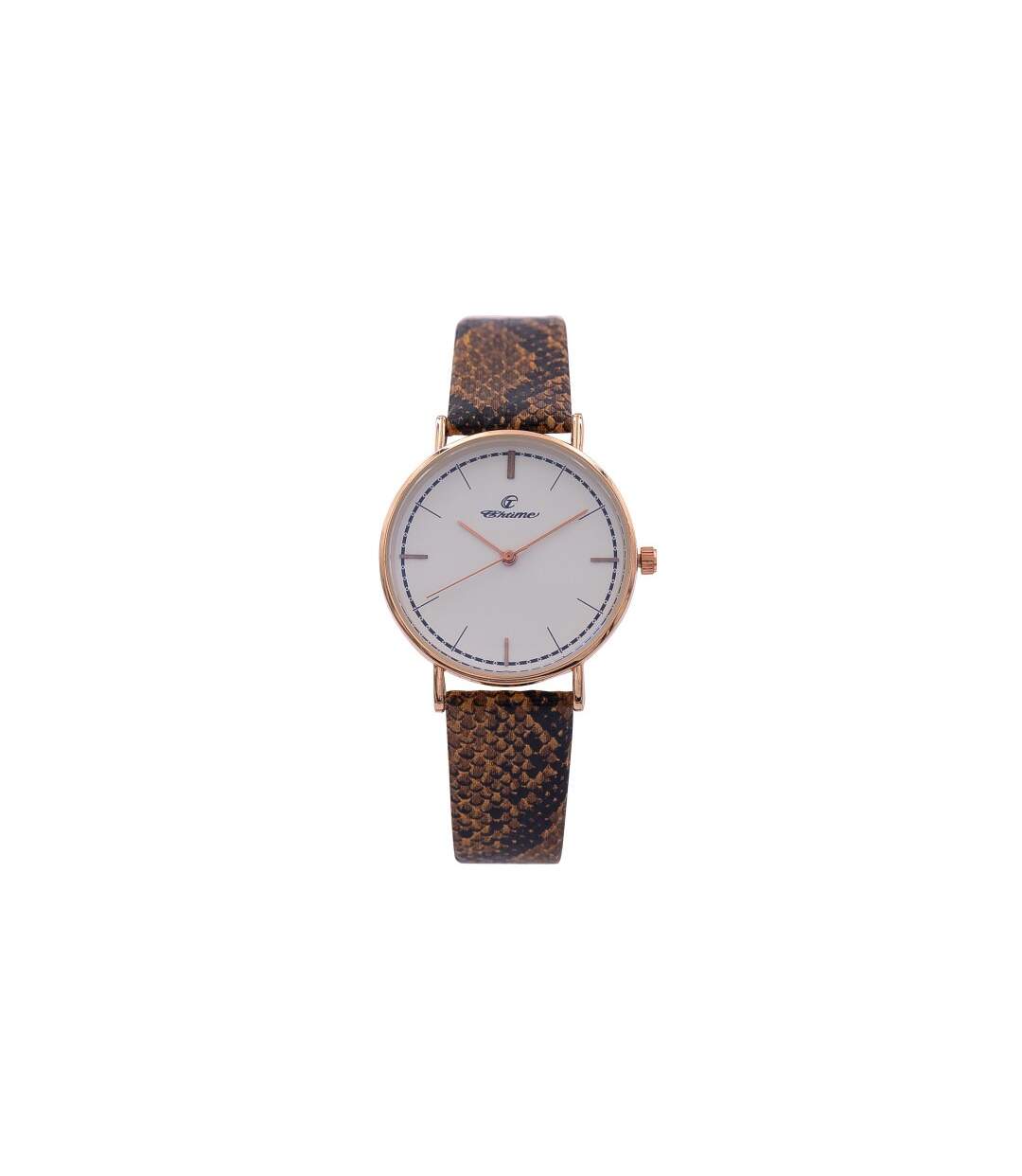 Montre Femme Bracelet Marron CHTIME