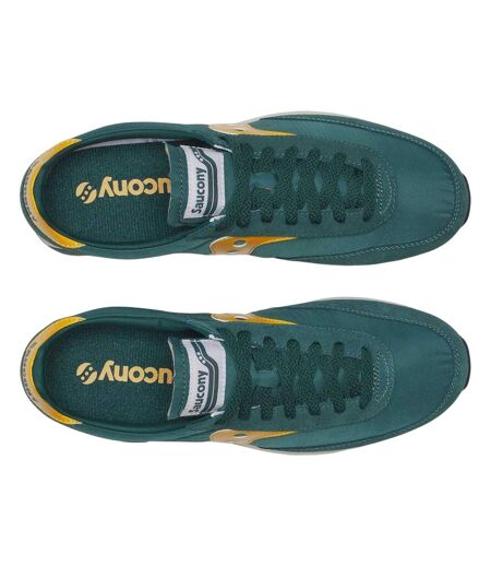 Mens 80 Suede Trainers Green Saucony
