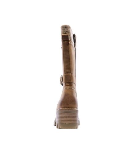 Bottes camel femme relife jorbran