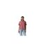 Womens/ladies Vintage Cotton T-shirt Berry Levis-1