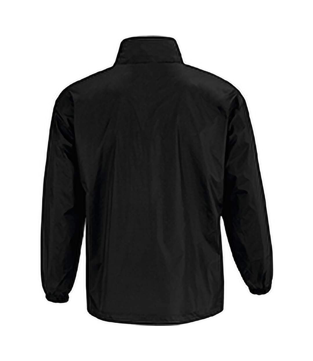 Veste légère coupe-vent hommes noir B&C