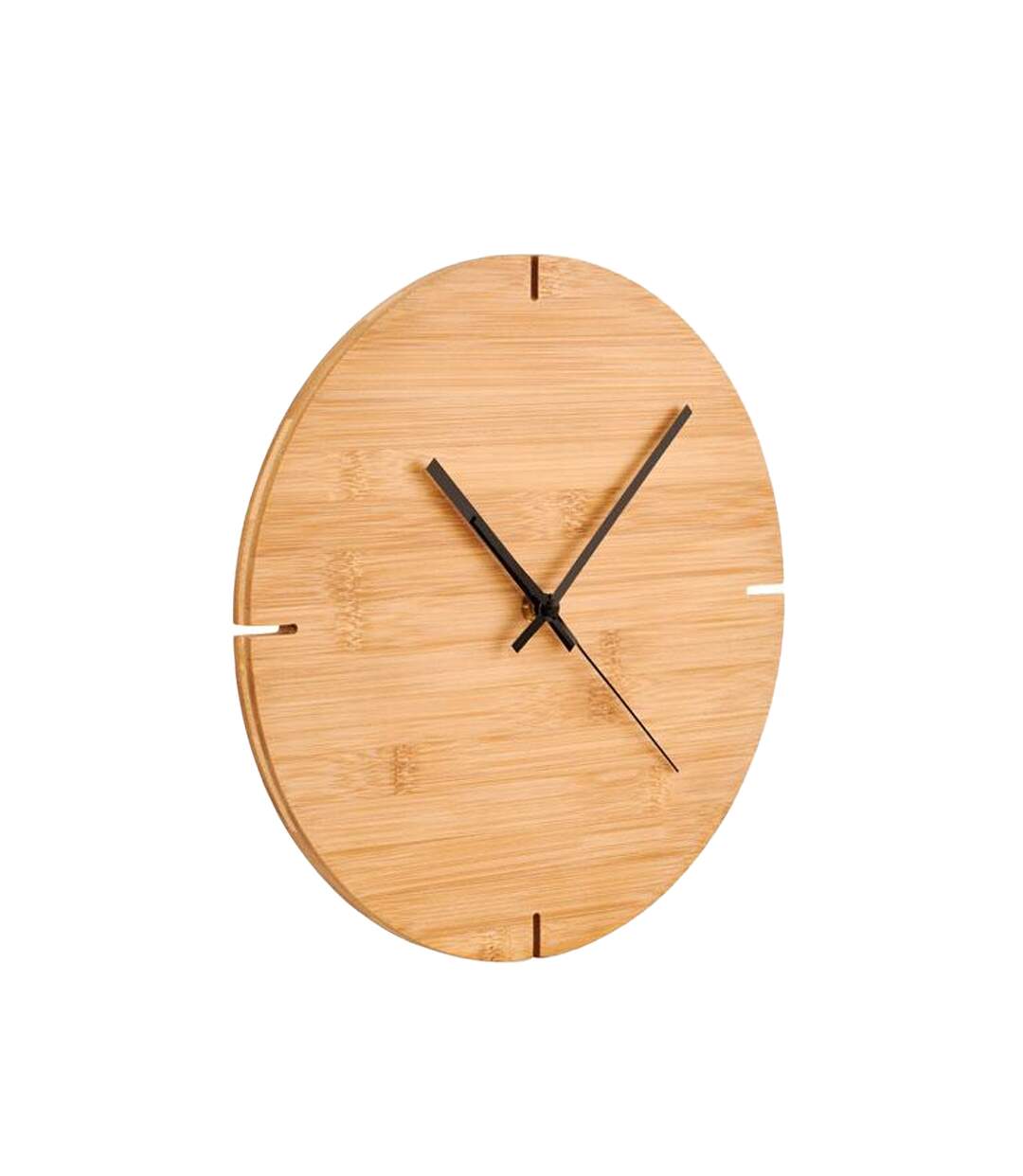 Esfere bamboo round wall clock one size wood MidOcean-3