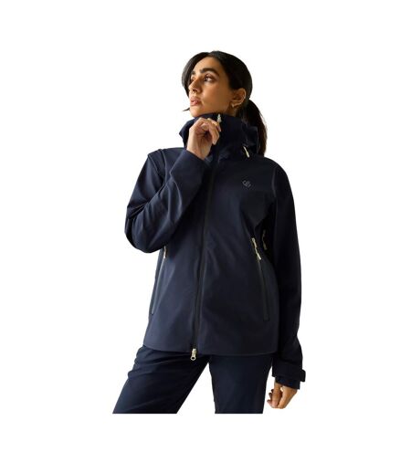 Veste Imperméable À Capuche Haik Femme Bleu Marine Dare 2B