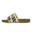 Womens/ladies Orla Kiely Giant Square Flower Sliders Monochrome Regatta-3