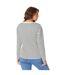 T-shirt Manches Longues Motif/style À Rayures Femme Crème Noir Be You-3