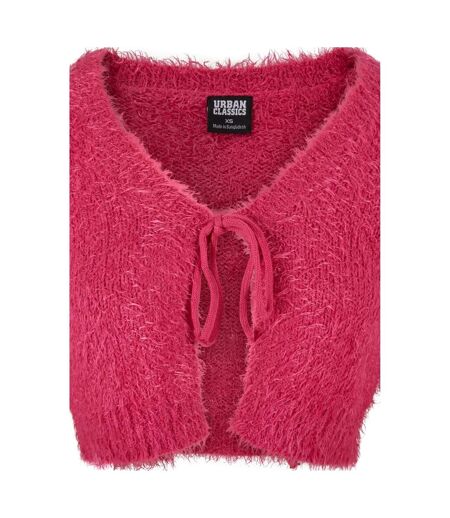 Cardigan Motif/style Court Femme Rose Vif Urban Classics